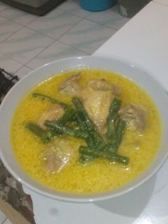 Foto resep Gulai ayam kacang panjang