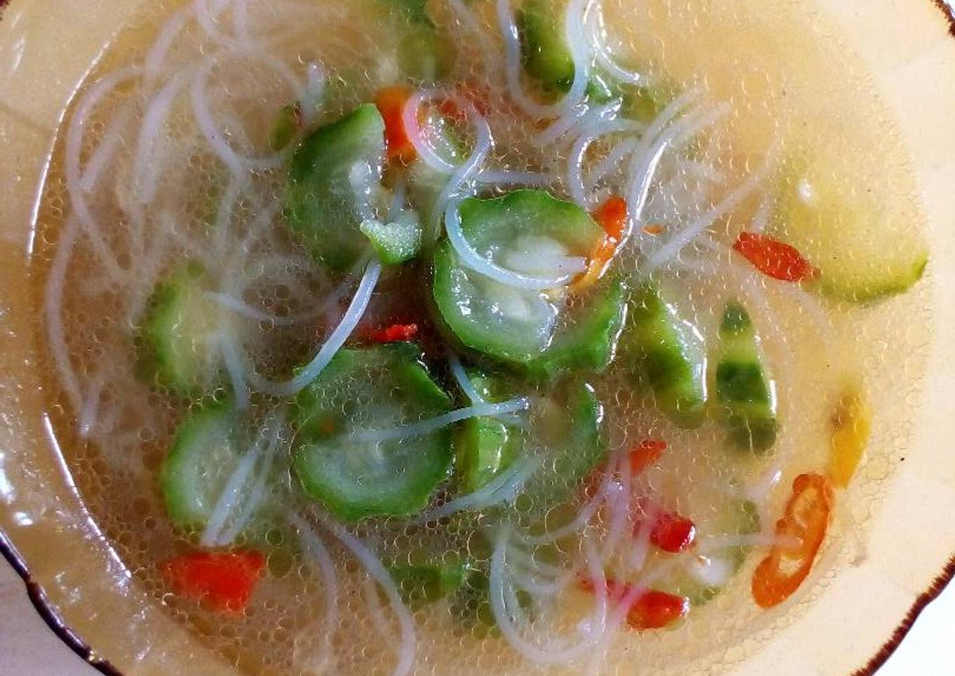 Sayur Oyong Bihun (Sayur Gambas)