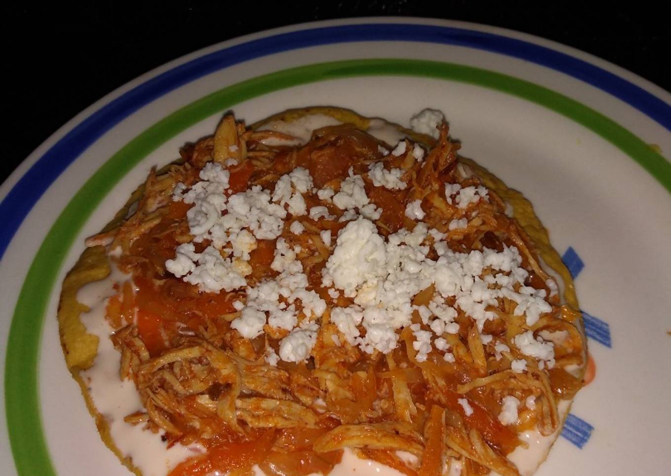 Tinga de pollo especial