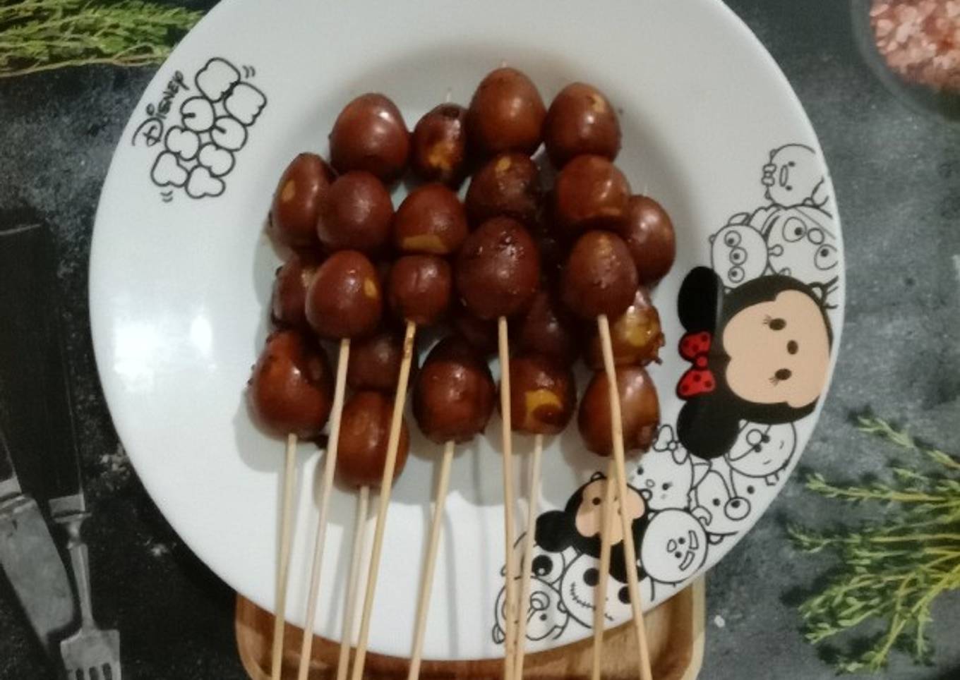 "Sate semur telur puyu"😘❤️👍