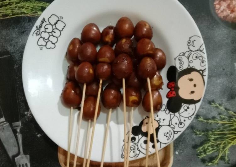 "Sate semur telur puyu"😘❤️👍
