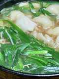 Chinese Hot Pot with Frozen Dumplings and Ramen Soup Base
