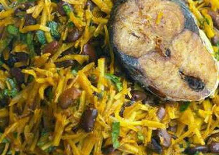 Recipe of Quick Abacha and black bean