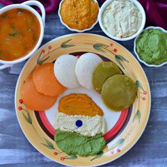 Idli independence day special A picture of Idli independence day special.