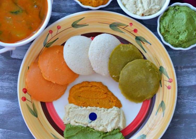 Recipe of Perfect Idli independence day special