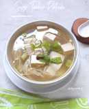 Sup Tahu Putih Kuah Homemade Dashi