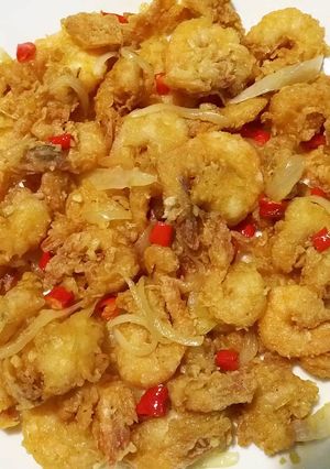 Foto resep Udang Cabai Lada Garam