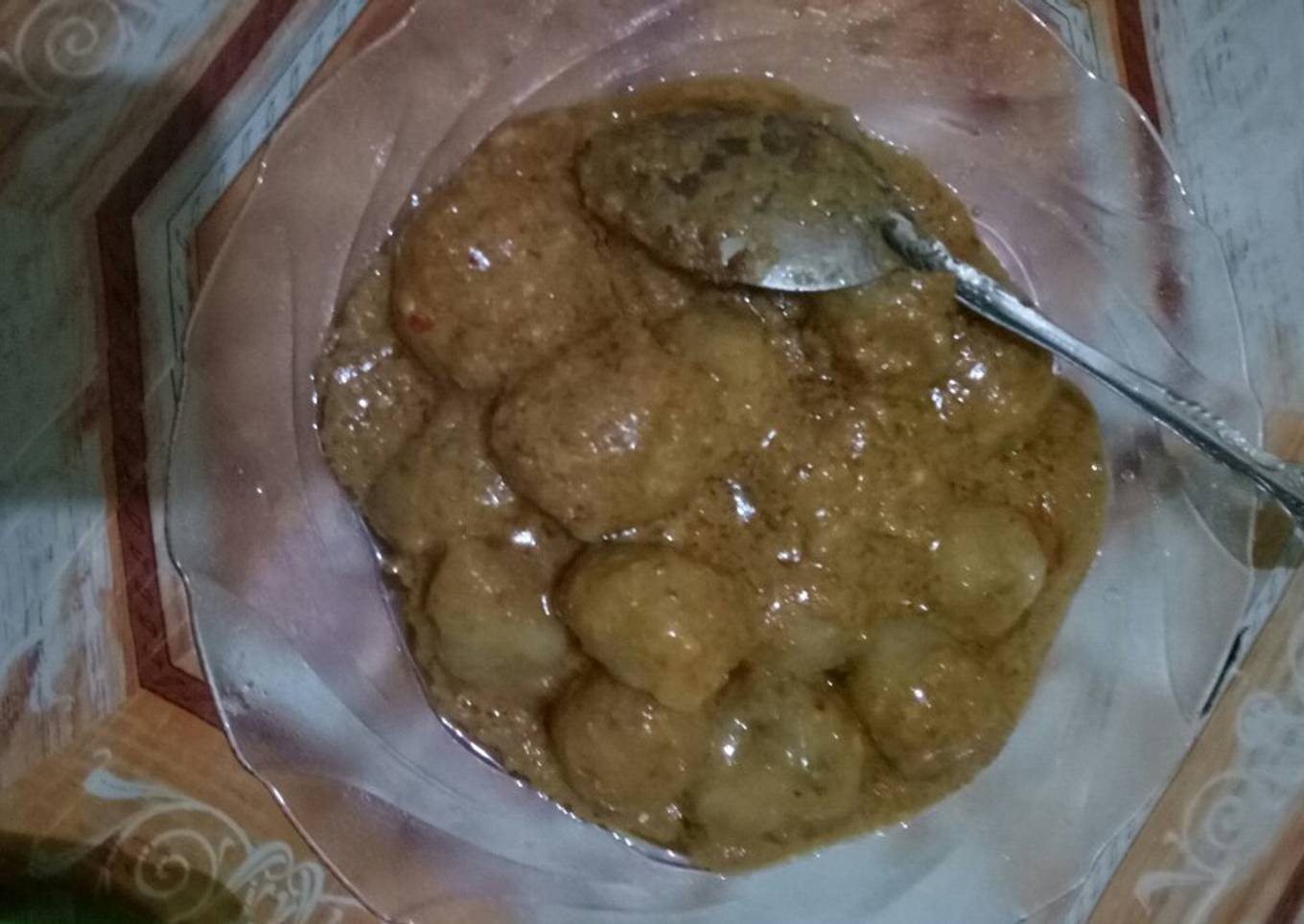 Cilok bumbu kacang