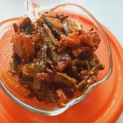 A picture of Masala Bhindi.