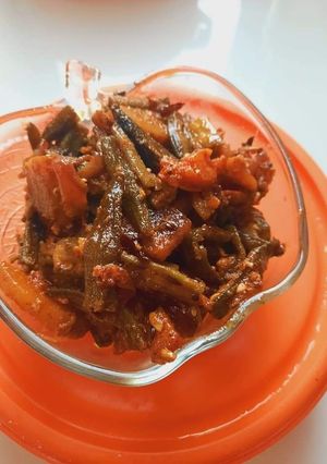 A picture of Masala Bhindi.