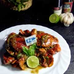 Kepiting Hitam Ala Cak Gundul রেসিপির প্রধান ছবি