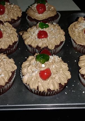 A picture of Mocha muffins#marathon#mums recipe.