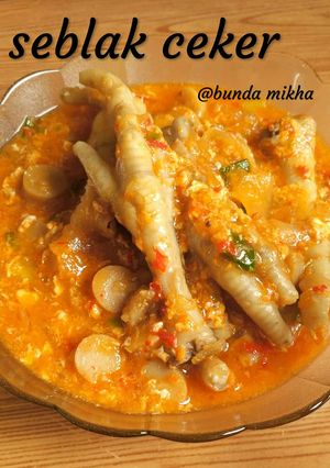 Foto resep Seblak ceker