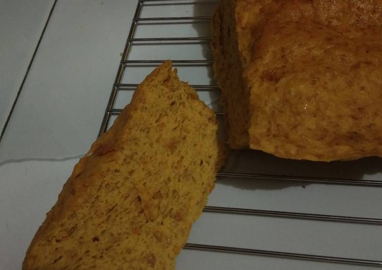 Langkah Mudah untuk Menyiapkan Roti tawar labu parang keto Anti Gagal