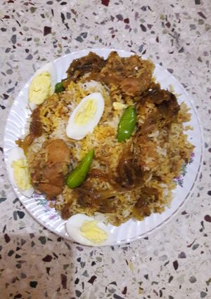 A picture of Dum Biryani.