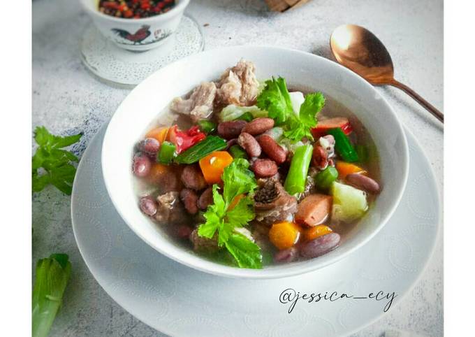 Bagaimana Menyiapkan Sop Daging Kacang Merah yang Menggugah Selera