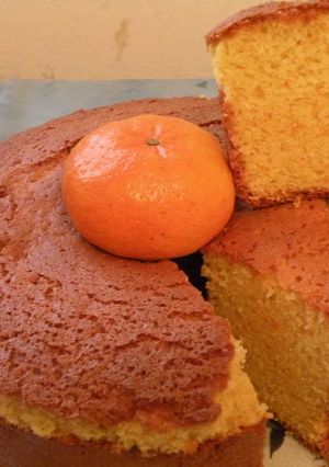 Una foto de Torta de mandarina