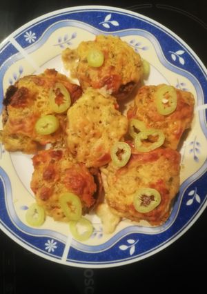 Sült töltött gomba recept fotója