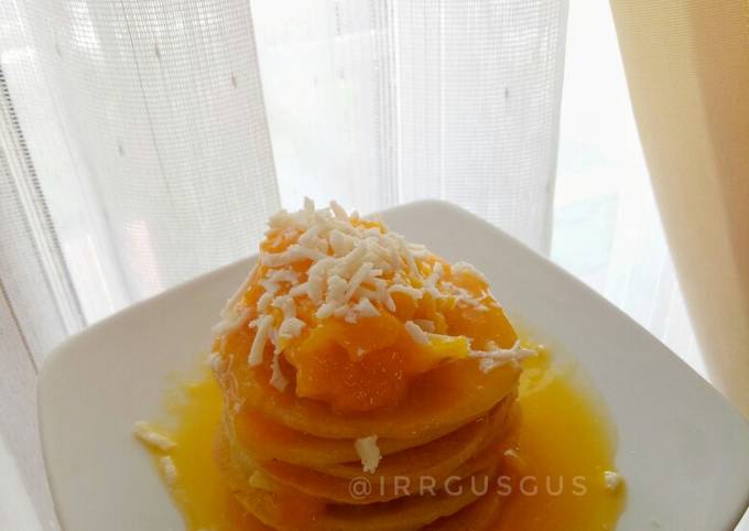 Resep Pancake Saus Mango cheese - Simple - Mpasi 11 m+ ...