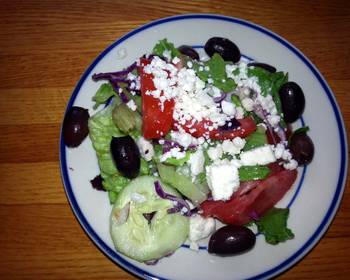 Fresh, Making Recipe taisens almost greek salad Delicious and Healthy