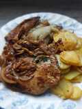 Normandy Pork Chops with Apple Sauce