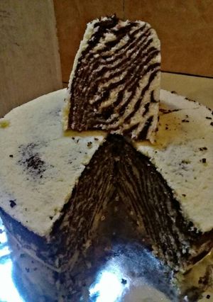 Foto resep Bolu zebra 4 telor