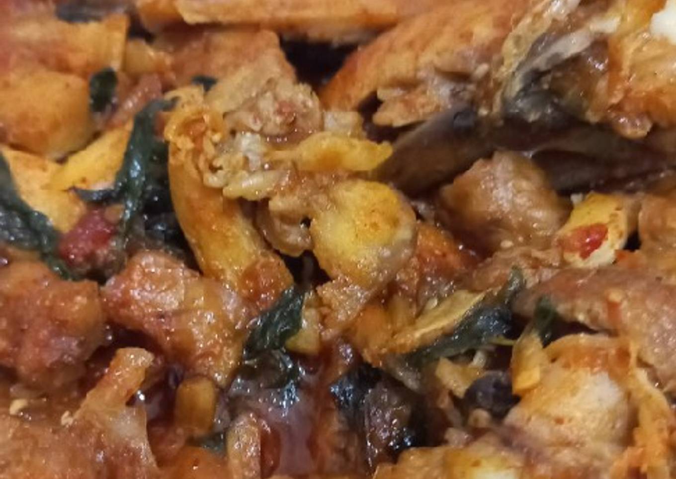 Balado ayam kemangi