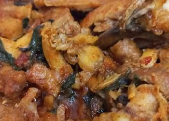 Masakan Unik Balado ayam kemangi Gurih Mantul