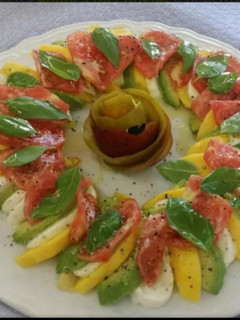 Una foto de Ensalada de mango