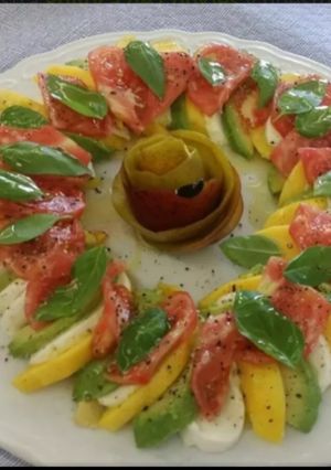 Una foto de Ensalada de mango