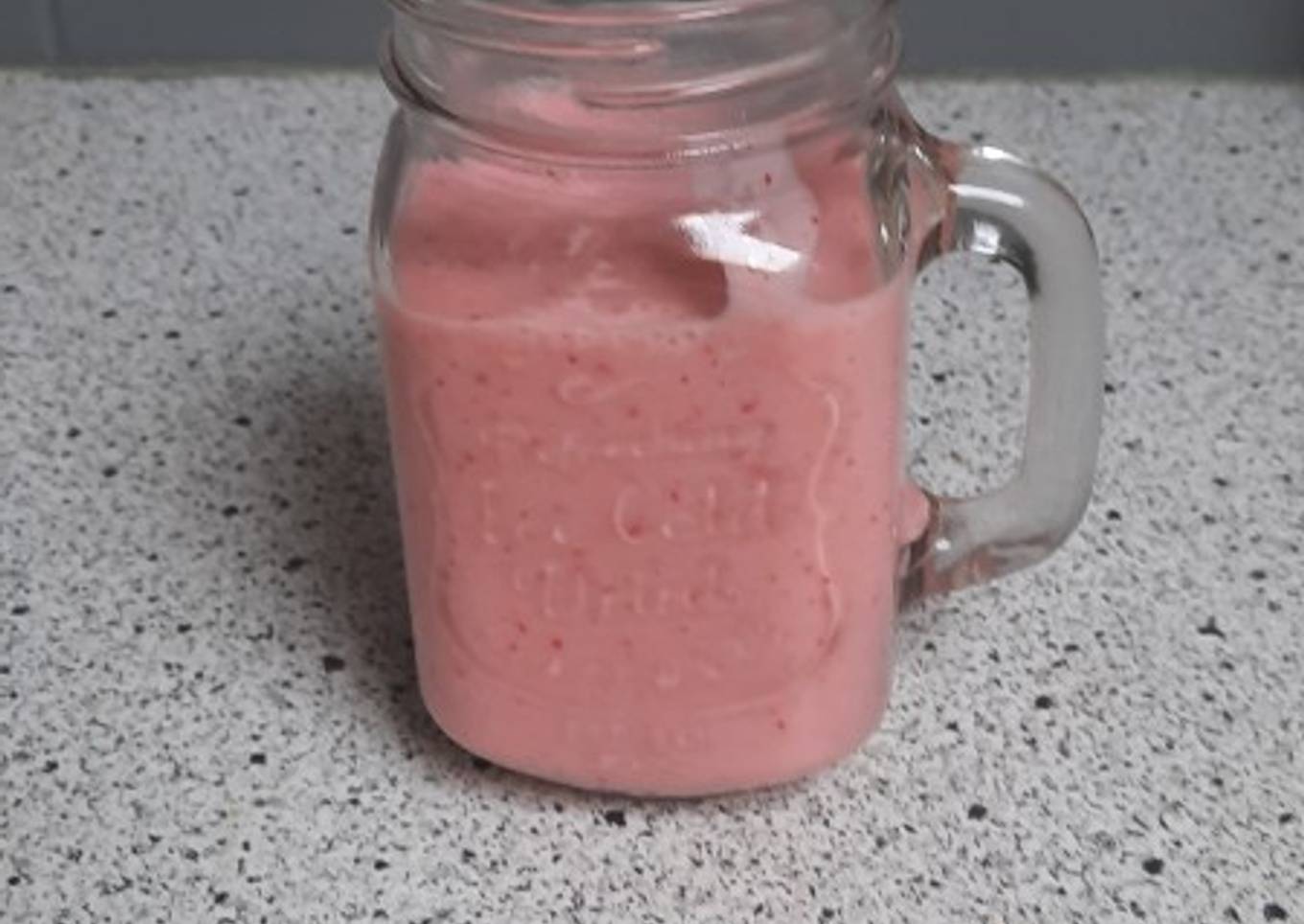 Smoothie banane fraises