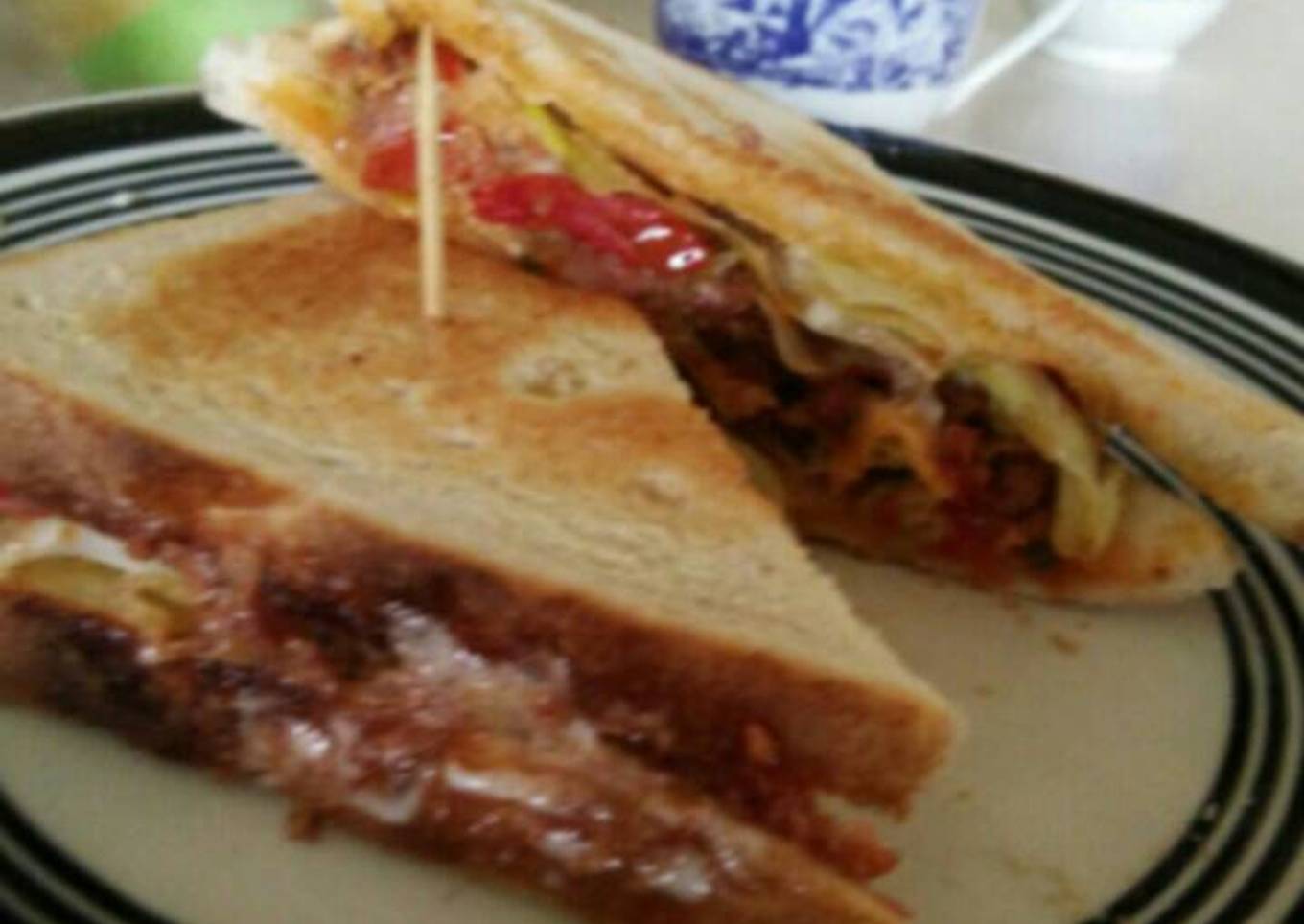 Corned beef sandwich (keema toasties)
