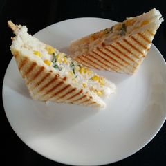 Mint corn sandwich A picture of Mint corn sandwich.