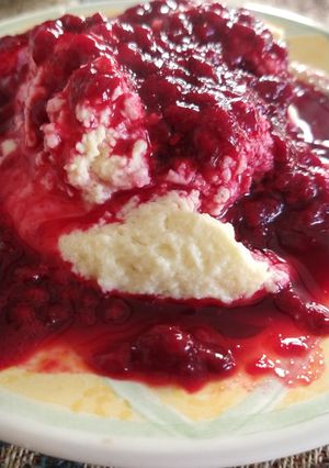 Una foto de Cheesecake de frambuesas Keto