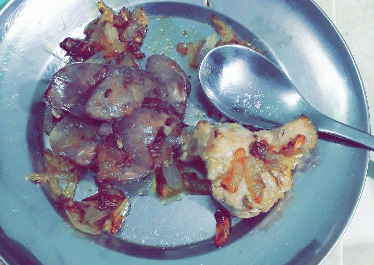 Recipe of Super Quick Homemade Chicken Liver(Kaleji)