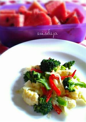 Foto resep Tumis brokoli+bungkol (versi GMdietDay3)