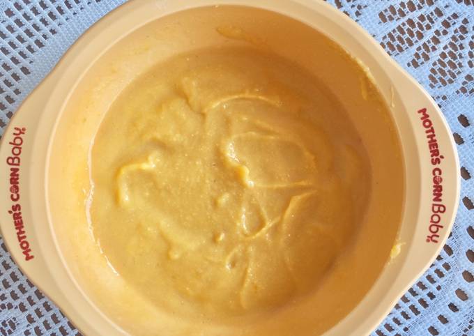 Menu mpasi 4* 6m, jagung salmon