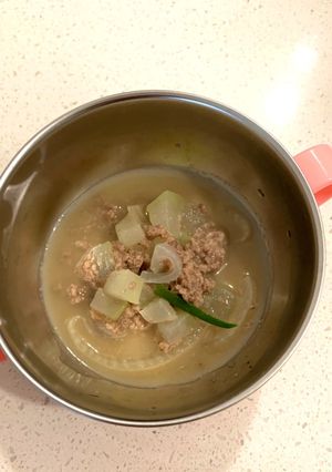 Foto resep MPASI 10 bln | sop tongkua bakso ayam
