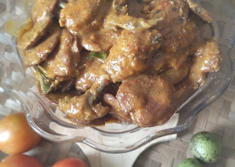 Cara Gampang Membuat Rendang ayam mix jengky🥘 yang Enak Banget