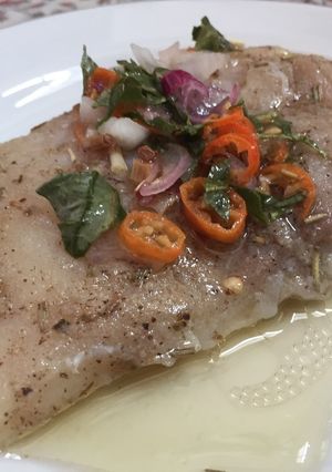 Foto resep Ikan Dori Sous Vide (Sambal Matah)