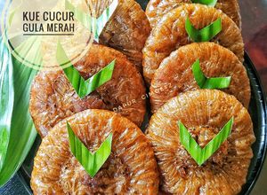 Foto resep Kue cucur gula merah bersarang 3 bahan anti gagal