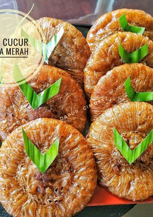 Foto resep Kue cucur gula merah bersarang 3 bahan anti gagal