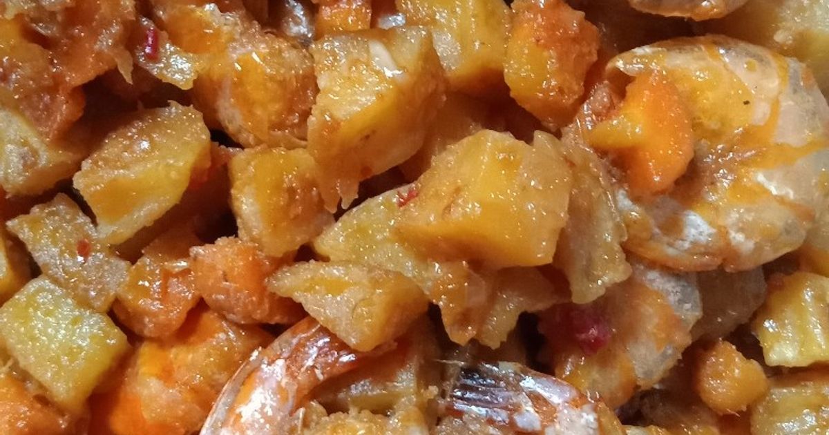 Sambel goreng kentang udang