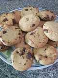 Galletitas de manteca con chips de chocolate