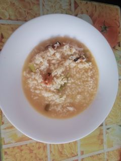 Una foto de 🍛Arroz caldoso marinero⚓
