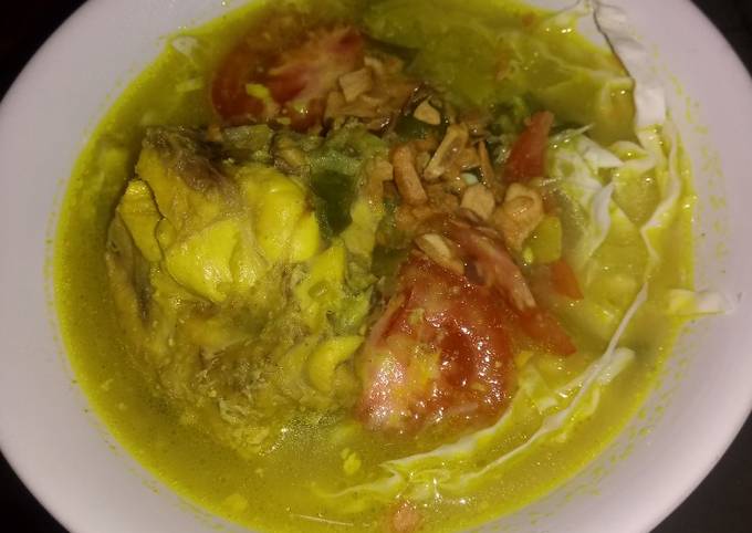 Soto Ayam Kuah Kuning