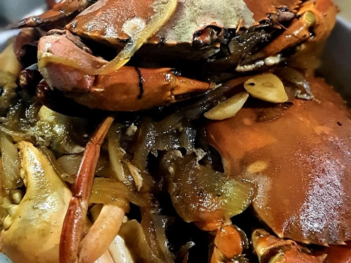 Cara Mudah Membuat Resep Kepiting Saos Lada hitam yang  Bikin Ketagihan Anti Ribet, Mantap Sekali