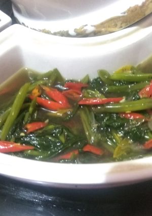 Foto resep Cah kangkung terasi