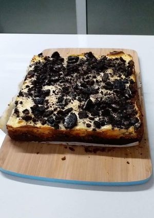 Φωτογραφία της συνταγής Brownies με oreo cheesecake