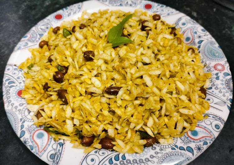 Recipe of Super Quick Homemade Chiwda Gujarati recipe